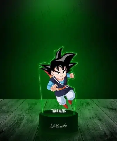 Lampka LED 3D Plexido z Nadrukiem Prezent Anime Dragon Ball Goku - 3