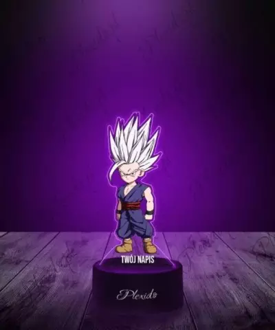 Lampka LED 3D Plexido z Nadrukiem Prezent Anime Dragon Ball Beast Gohan - 2
