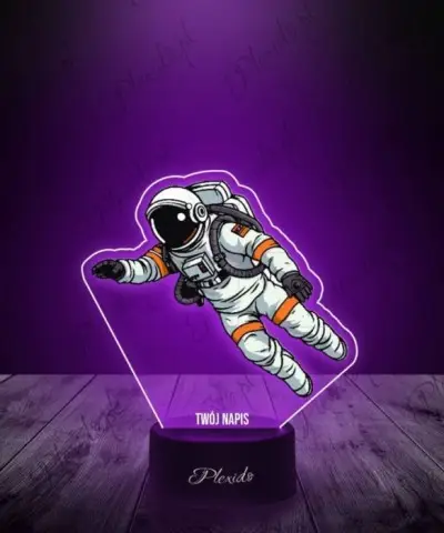 Lampka LED 3D Plexido z Nadrukiem Prezent Astronauta - 3