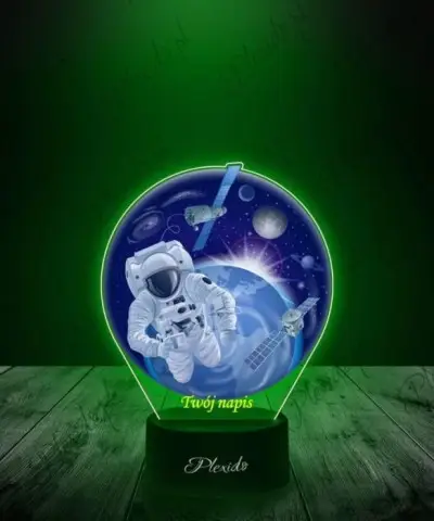 Lampka LED 3D Plexido z Nadrukiem Prezent Astronauta Kosmos - 2