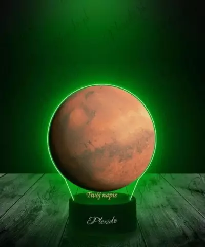 Lampka LED 3D Plexido z Nadrukiem Prezent Astronomia Planeta Mars - 3