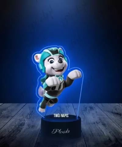 Lampka LED 3D Plexido z Nadrukiem Everest Psi Patrol - 2