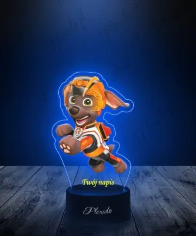 Lampka LED 3D Plexido z Nadrukiem Zuma Psi Patrol - 2