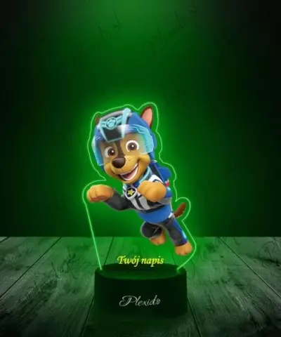 Lampka LED 3D Plexido z Nadrukiem Chase Psi Patrol - 2