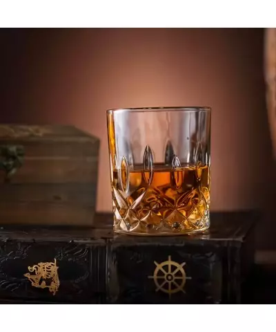 Zestaw Szklanki do Whisky Skrzynka z Grawerem + Kamienie Chłodzące