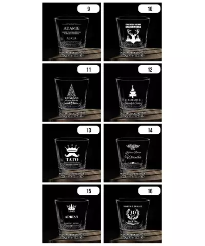 Whiskyglas mit Gravur. Geschenk für Geburtstage und Feiertage