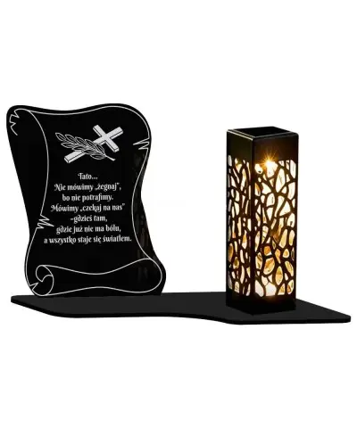 copy of Eternal Candle Led Statuette for All Saints' Grave Cemetery Patterns
